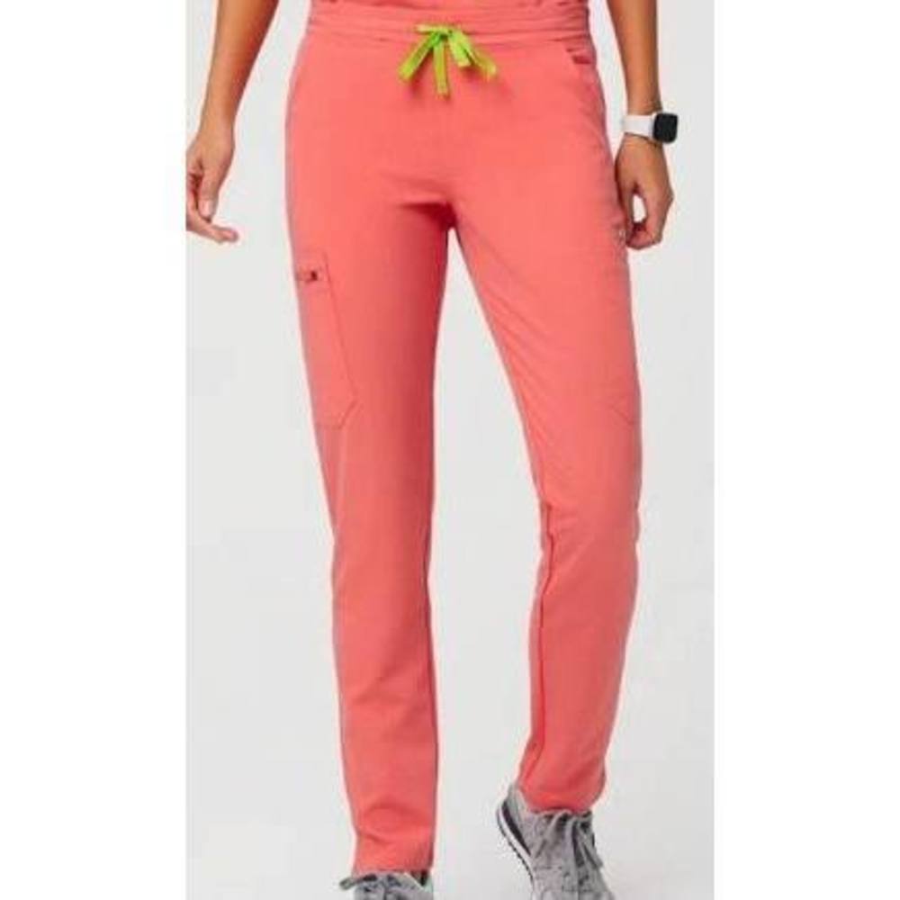 Fig's Women's Yola Basic Scrub Pant Hot Coral